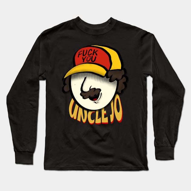 uncle joo the pizza boy Long Sleeve T-Shirt by Queensilver